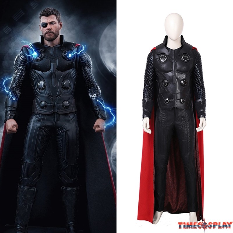Marvel Avengers Infinity War Thor Deluxe Boys Halloween Costume 
