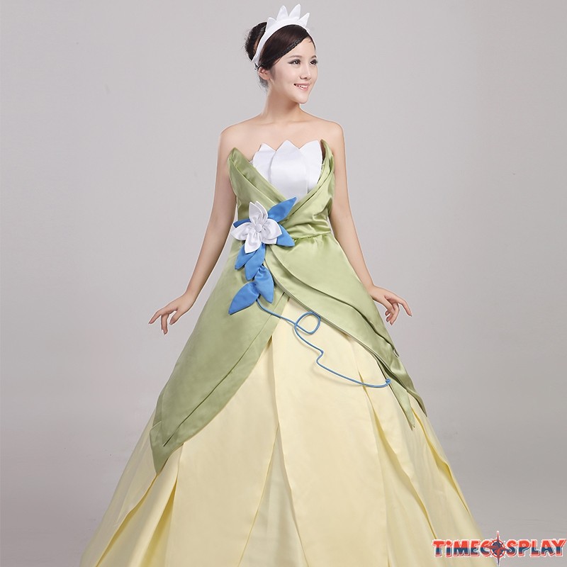 Disney Princess and the Frog Princess Tiana Halloween Cosplay Costume –  Gcosplay