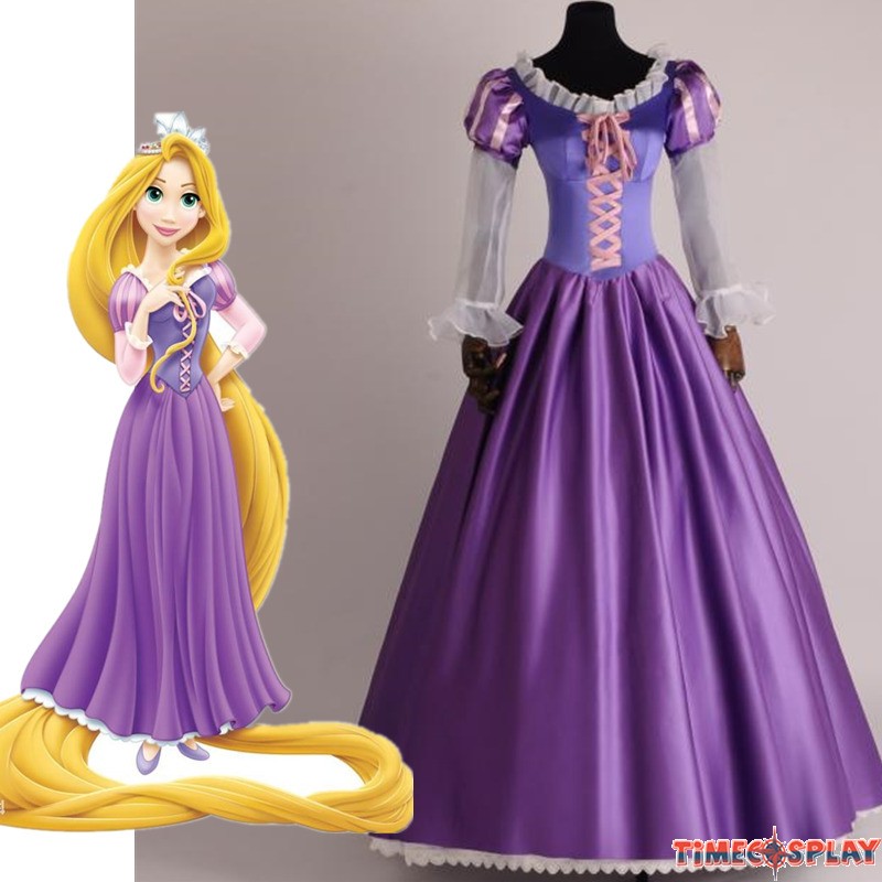 rapunzel cosplay dress