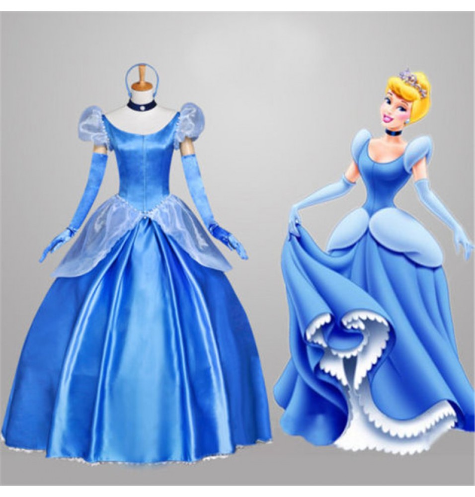 Buy Cinderella Cosplay Costumes, Adult Cinderella Halloween Costumes ...
