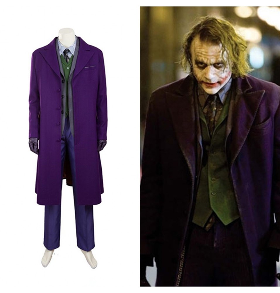 Buy The Dark Knight Batman Joker Cosplay Costumes - TimeCosplay