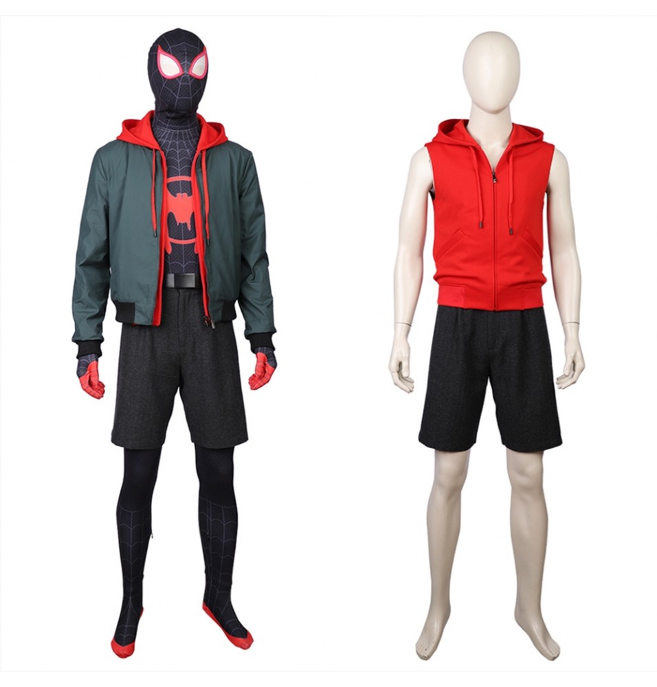 Spider-Man: Into the Spider-Verse Spider Gwen Cosplay Costume Jumpsuit